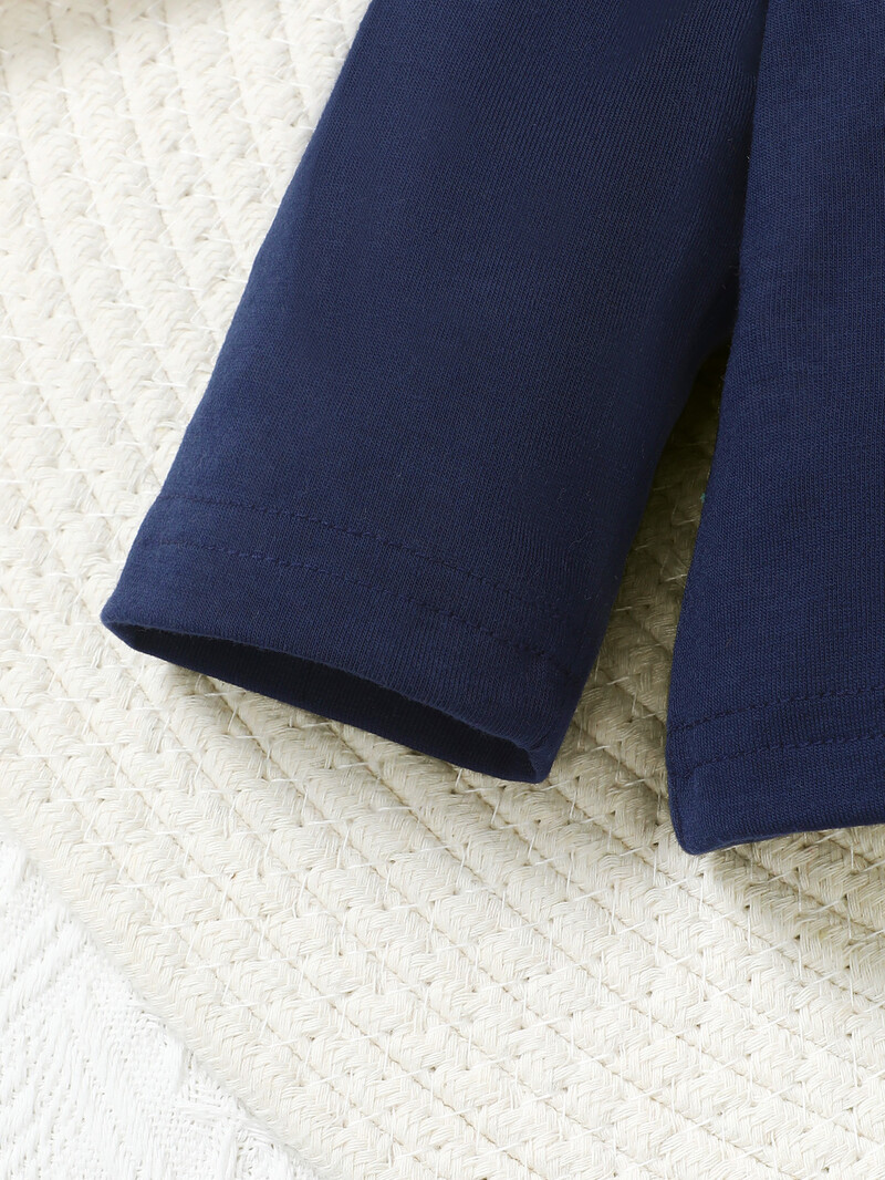 Pavasara un rudens tīras krāsas Vienkāršs polo krekls ar garām piedurknēm zēniem iekšpuse Zēniem ar atloku Ērts pamata krekls