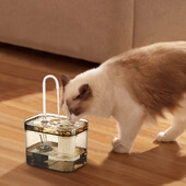 Cat szökőkút 1,5 literes vízadagoló automata szűrő Cat Drinker USB recirkulációs szűrés szivattyús kisállat ivótartozékokkal