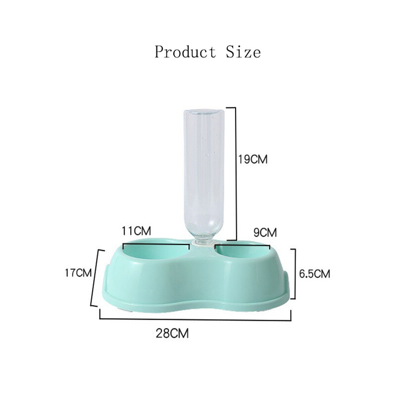 Forró macska tál Kutyatál automatikus itatás és etetés egy dupla tál macskaeledel tál itatótál kisállat kellékek