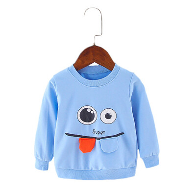 Lawadka Βρεφικό μπλουζάκι για κορίτσια με λαιμόκοψη καρτούν Βαμβακερό μακρυμάνικο μπλουζάκι για αγόρια Κορυφαία βρεφικά ρούχα Casual Μπλουζάκια για τα 1α γενέθλια