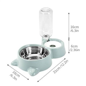 Blue Pet Dog Cat Bowl Σιντριβάνι Αυτόματη τροφοδοσία νερού Δοχείο τροφοδοσίας για γάτες σκύλους που πίνουν είδη κατοικίδιων ζώων