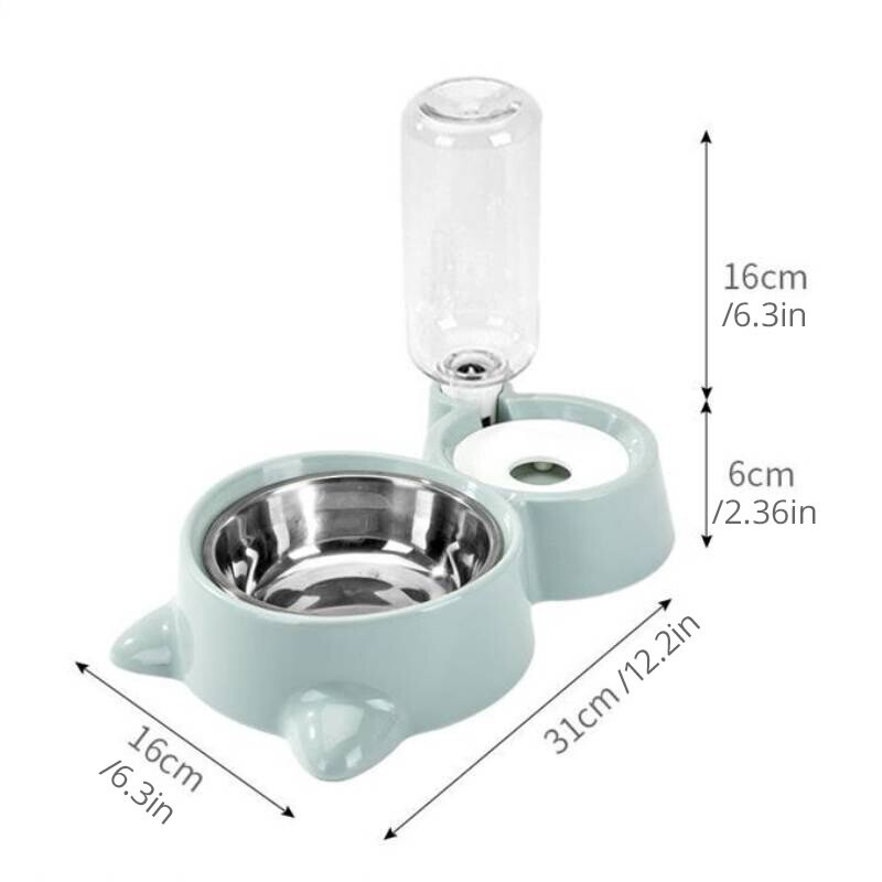 Blue Pet Dog Cat Bowl Σιντριβάνι Αυτόματη τροφοδοσία νερού Δοχείο τροφοδοσίας για γάτες σκύλους που πίνουν είδη κατοικίδιων ζώων