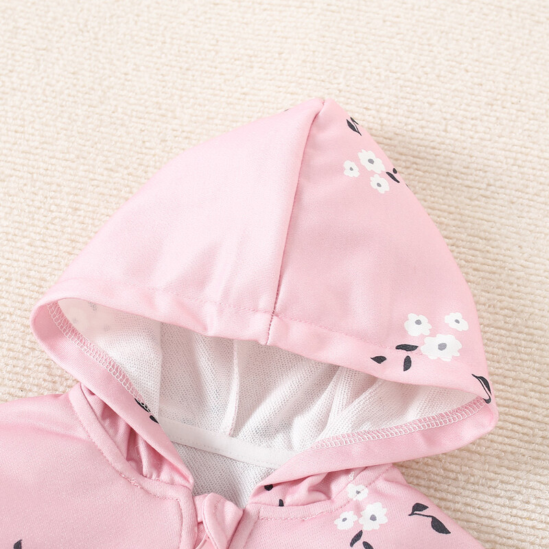 Rudens jauns meiteņu augšējais mētelis mazuļiem, kapuce