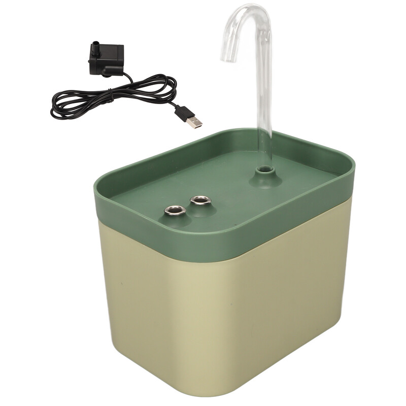 Kassi purskkaev 1,5 l suure mahutavusega automaatne tsükkel Ultra vaikne kassi veeautomaat koertele kassidele