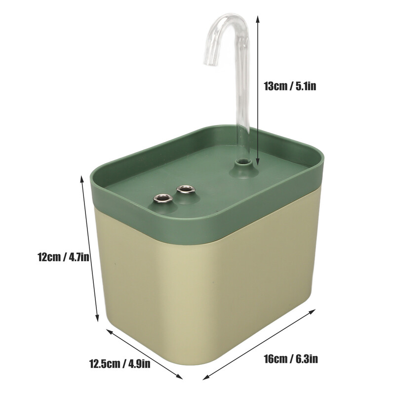 Kassi purskkaev 1,5 l suure mahutavusega automaatne tsükkel Ultra vaikne kassi veeautomaat koertele kassidele