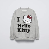 Tüdruk Hello Kitty Kuromi Trükitud dressipluus Moe lahtised riided Armsad pikkade varrukatega lasteriided