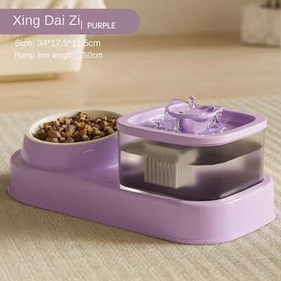 2-in-1 Pets Water Fountain Automaatne filter Summuta kassijooturi kauss Lemmiklooma söötja Retsirkuleeriv filtrijootur kassisöötja tarvikute jaoks
