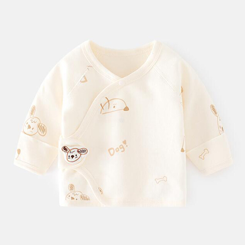 Beebitüdrukute t-särk pikkade varrukatega 100% puuvillane kevad suvi sügis talv vastsündinu riided haigla 0-3 kuud beebipoisi topid särgid