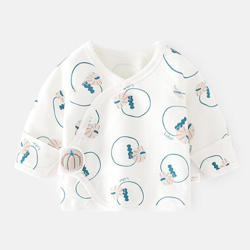 Beebitüdrukute t-särk pikkade varrukatega 100% puuvillane kevad suvi sügis talv vastsündinu riided haigla 0-3 kuud beebipoisi topid särgid