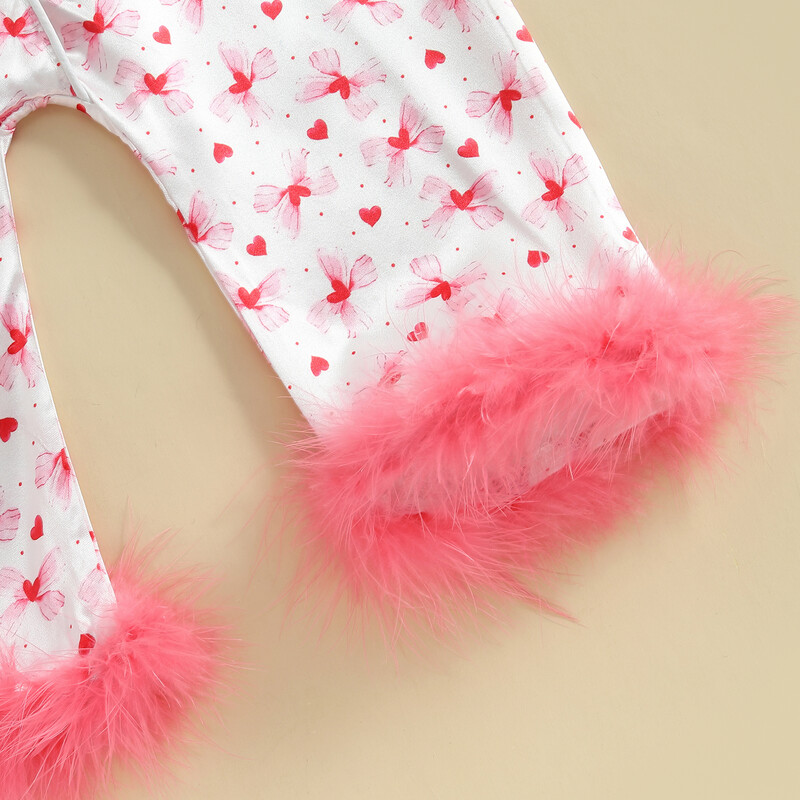 BeQeuewll vastsündinu pidžaamapüksid tüdrukutele, satiinist siidist vibutrükist sulgedest kätised pikkade varrukatega revääriga, nööbiga, alla laste hommikumantlid