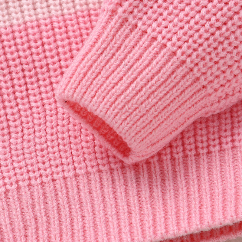 Laste imikute imikute kootud kampsunid pikkade varrukatega sügistopsid väikelaste puuvillased triibulised kontrastvärvi pullover vastsündinud kudum