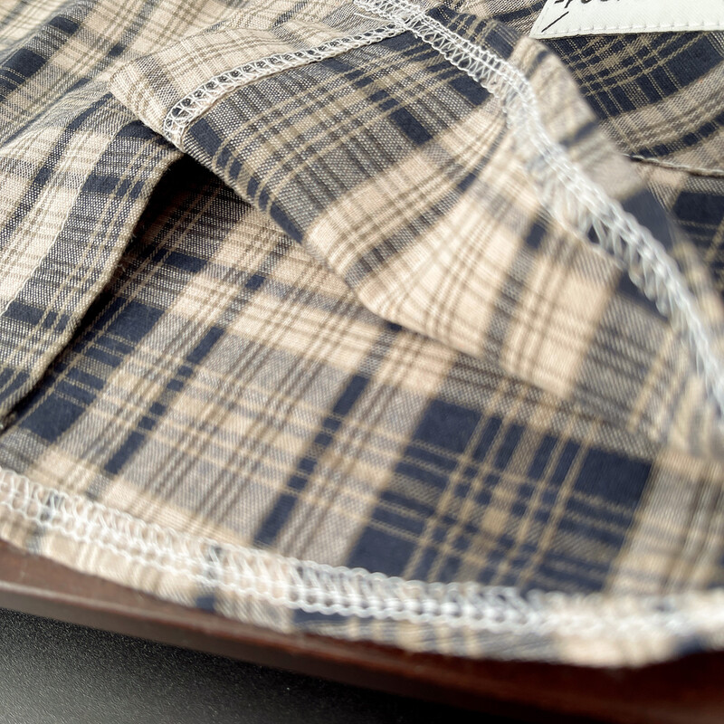 IENENS väikelaste beebisärk Õhukesed riided Kevadriided Imikutele poiste ruuduline puuvillased topid 1 2 3 4 aastane laste pikkade varrukatega särk