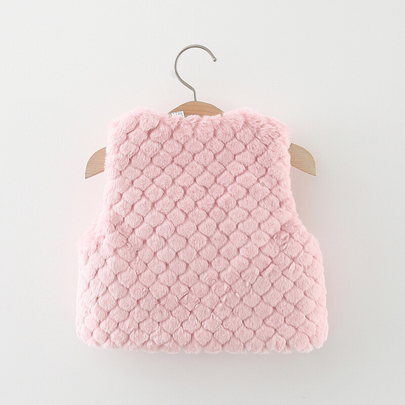 Tüdrukute sügis- ja talveriided beebitüdrukud Korea versioon karusnahast vest laste lääne stiilis paksendatud lastevest