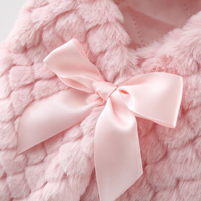 Tüdrukute sügis- ja talveriided beebitüdrukud Korea versioon karusnahast vest laste lääne stiilis paksendatud lastevest