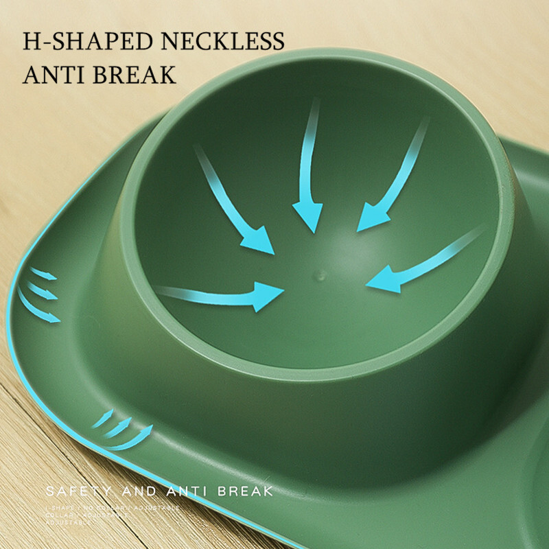 Lemmiklooma kassi kauss roostevabast terasest topelt lemmikloomade söötmiskauss ülestõstetud alus Nõukausid kassidele Koeratarvikud Söötmine Kodumasin