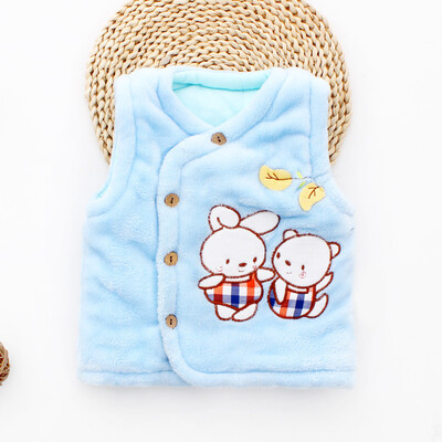 0-2Y talvine vastsündinu vest karusnaha beebi vest jakk Laste jakid tüdrukutele poisid lapsed riided kasukas jope varrukateta väikelaps