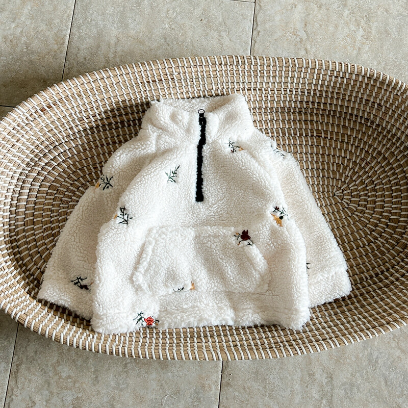 Uued beebi talve riided Soe villane jakk Lilletikandid Beebimantlid Poollukuga paks ülaosa Stiilis 1-3Y imiku väikelapse komplekt