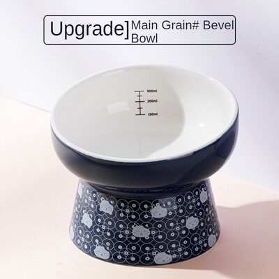 Jaapani stiilis kassikauss keraamiline topeltkauss koputusvastane toidukauss koerakauss kassi joogikauss automaatne jooginõu lemmikloomatarbed