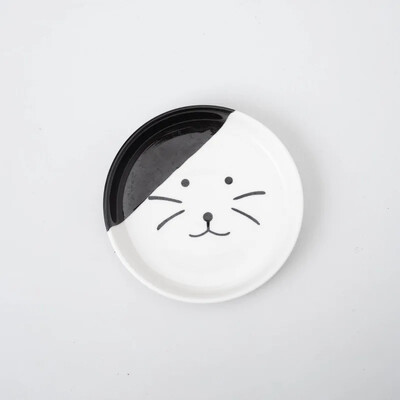 Kassikauss keraamiline kõrge jalaga kaelakaitsega toidukauss, madala suuga suure kaliibriga lemmikloomatoidukauss