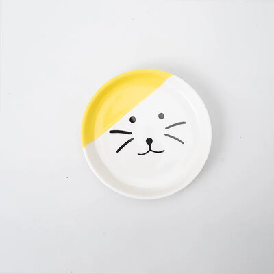 Kassikauss keraamiline kõrge jalaga kaelakaitsega toidukauss, madala suuga suure kaliibriga lemmikloomatoidukauss