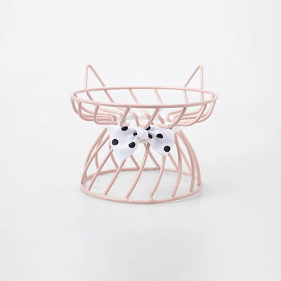 Kassikauss keraamiline kõrge jalaga kaelakaitsega toidukauss, madala suuga suure kaliibriga lemmikloomatoidukauss