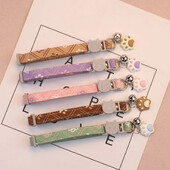 Armas kaelarihm koos kellukesega väikestele koertele Kutsikas, kassipoeg Asjad Aksessuaarid Reguleeritava jalajäljega kassi lahtikäiv kaelarihm