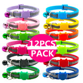 12 TK Turvaline Break away kassi kaelarihm kassipoeg Väike kassi helkur kiirkinnitusega