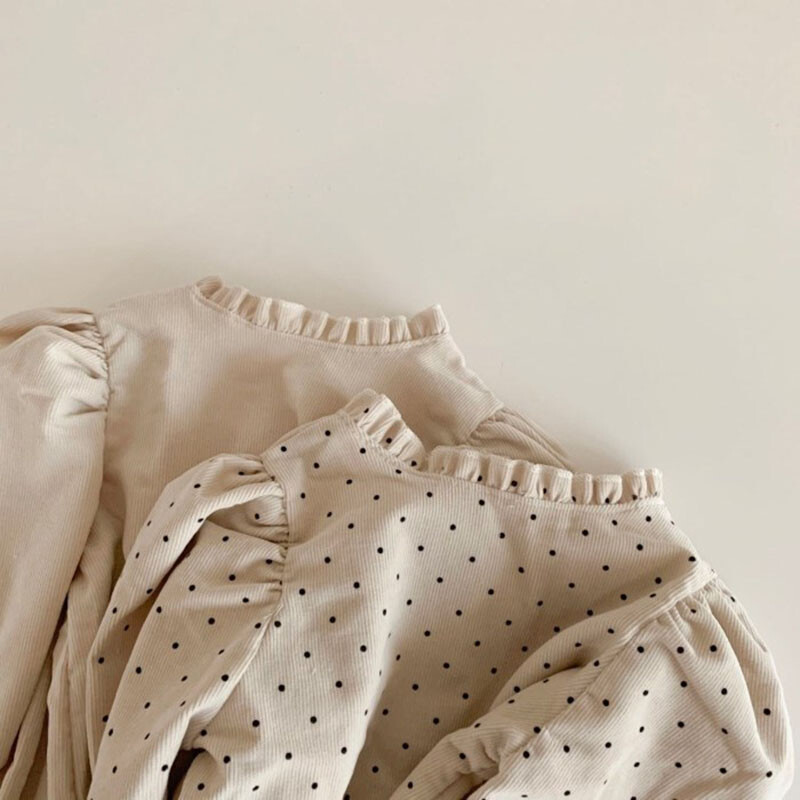 0-2YBeebipluus Velvetist tüdrukute särgid Bud Lilled Poiste Pluus Väikelaste Tüdrukute Riided Puhvvarrukatega Alustopsid