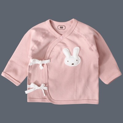 Vastsündinu poolselja jope kevadel ja suvel õhukesest puhtast puuvillast vastsündinu 0–13 kuu vanustele beebidele ja munkrirõivad