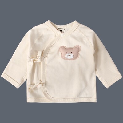 Vastsündinu poolselja jope kevadel ja suvel õhukesest puhtast puuvillast vastsündinu 0–13 kuu vanustele beebidele ja munkrirõivad