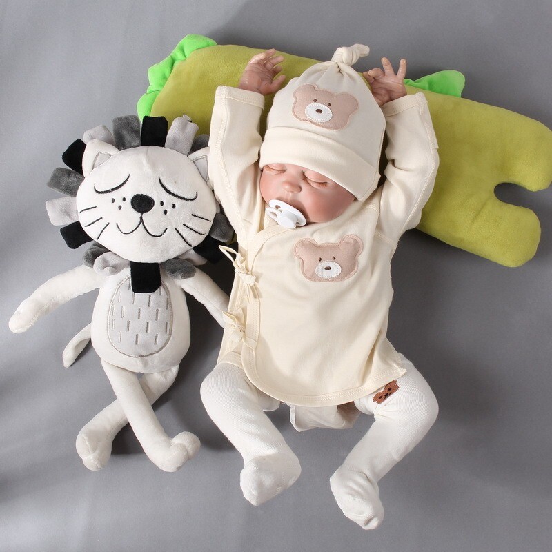 Vastsündinu poolselja jope kevadel ja suvel õhukesest puhtast puuvillast vastsündinu 0–13 kuu vanustele beebidele ja munkrirõivad