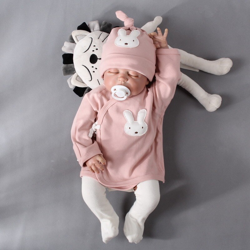 Vastsündinu poolselja jope kevadel ja suvel õhukesest puhtast puuvillast vastsündinu 0–13 kuu vanustele beebidele ja munkrirõivad