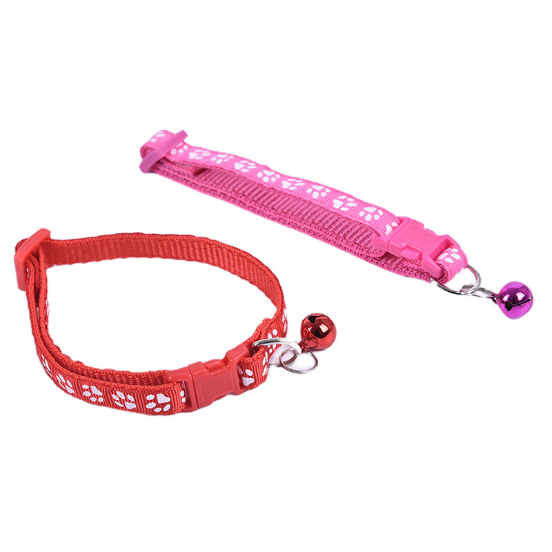 12Gb Jauka kaķa kaklasiksna ar regulējamu zvaniņu kaķēnu drošības apkakles kaklarota melna zila sarkana oranža zaļa 6 krāsas čivava