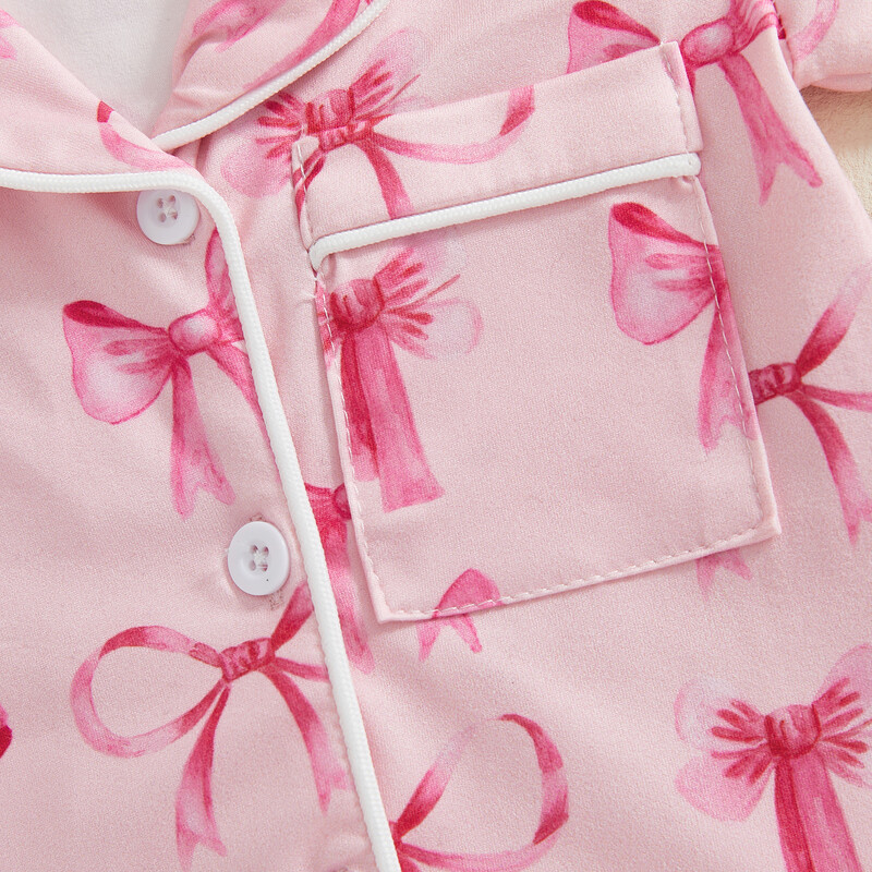 MISOWMNJOY Baby Girl hálóruha nyári nadrág alkalmi rövid ujjú hajtóka gallér eper/szív mintás jumpsuit csecsemő pizsama