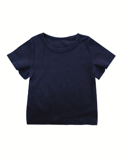 újszülött nyári rövid ujjú póló pamut tiszta masszív felsők csecsemő fiú és lány fehérnemű póló