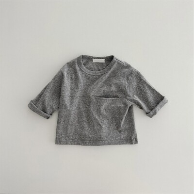 2024 Φθινόπωρο καινούργιο μακρυμάνικο μπλουζάκι για μωρά Βαμβακερά μπλουζάκια για μωρά για βρέφη αγοριού casual μπλουζάκια νήπιο κοριτσάκι Μασίφ ευέλικτο μπλουζάκι μωρού