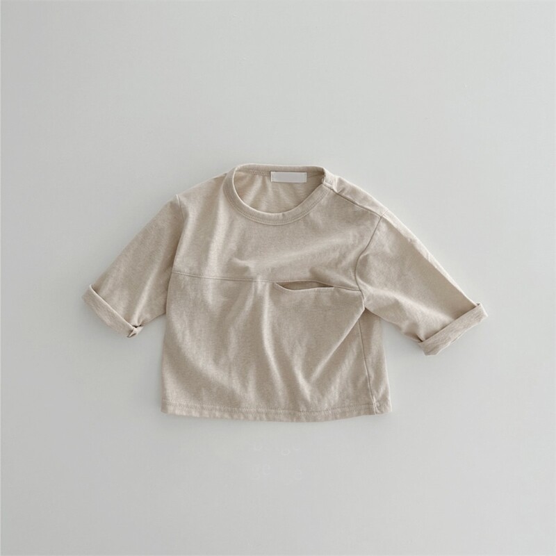 2024 Φθινόπωρο καινούργιο μακρυμάνικο μπλουζάκι για μωρά Βαμβακερά μπλουζάκια για μωρά για βρέφη αγοριού casual μπλουζάκια νήπιο κοριτσάκι Μασίφ ευέλικτο μπλουζάκι μωρού