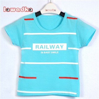 Lawadka 6-24M Καλοκαιρινό βρεφικό μπλουζάκι για αγόρια Ριγέ Αθλητικά Βρεφικά Μπλουζάκια Κορυφαία κοντομάνικα μπλουζάκια για αγόρια Βαμβακερά ρούχα για νήπια 2022