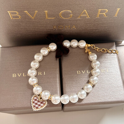 MPK jaunās sērijas kaķu apkakles pērle Vintage mīlestības kristāla kulons dimanta kakla rotājums jauki aksesuāri, kas piemēroti arī sunim