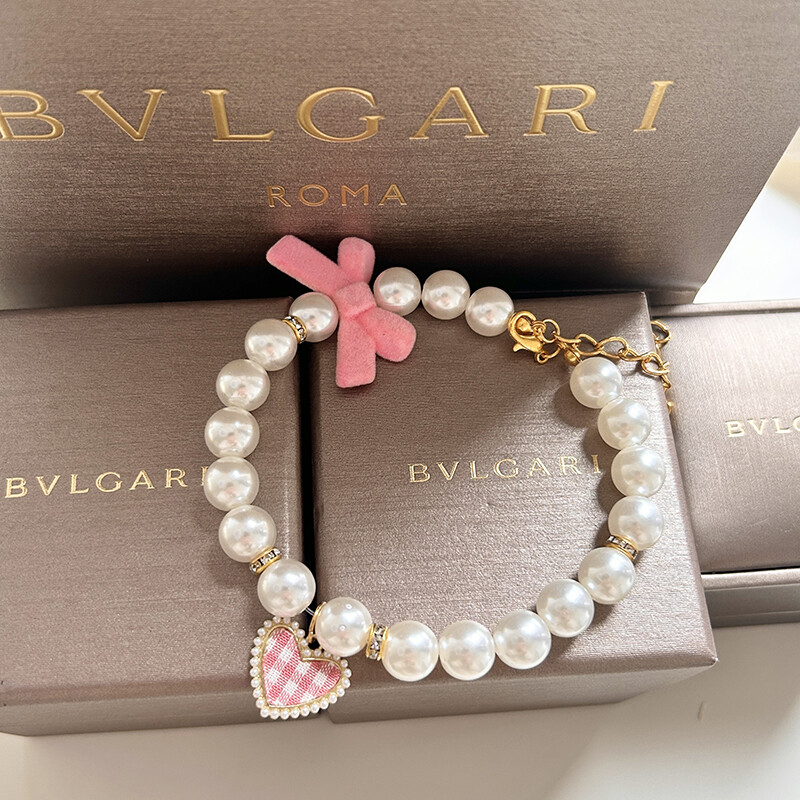 MPK jaunās sērijas kaķu apkakles pērle Vintage mīlestības kristāla kulons dimanta kakla rotājums jauki aksesuāri, kas piemēroti arī sunim