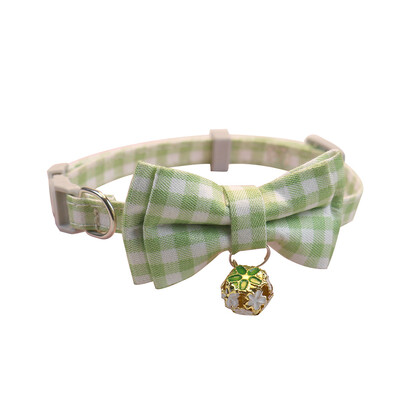 19-30 cm-es állítható kisállat szakadt macska nyakörv csokornyakkendő aranyos kockás karácsonyi virágos elasztikus, állítható kutyanyakörv pánttal macskáknak