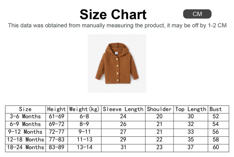 PatPat Baby Boy/Girl pogas dizaina džempera jaka, mīksta un ērta, ideāli piemērota izbraukumiem un ikdienas valkāšanai pamata stilā