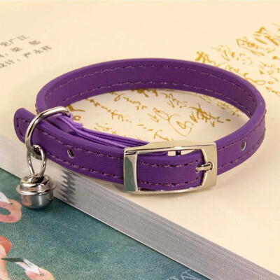 Mīksta PU ādas kaķa kaklasiksna ar zvana drošību pret nosmakšanu kaklasiksnas kaķiem kaķēnu mājdzīvnieku kucēnu kaklarota regulējama XS S sarkana