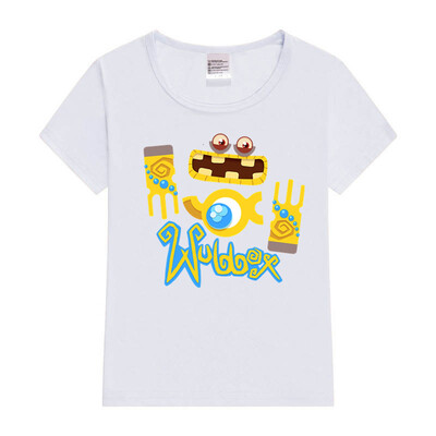 My Singing Monsters Wubbox Bērnu T-krekls Apdrukāts Grafisks Anime T-krekli Kawaii Tkrekls ar īsām piedurknēm Modes Zēnu/meiteņu T-krekls