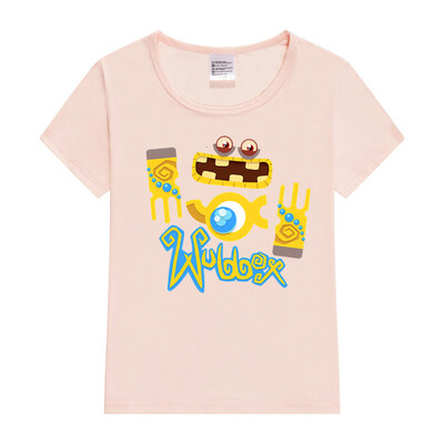 My Singing Monsters Wubbox Bērnu T-krekls Apdrukāts Grafisks Anime T-krekli Kawaii Tkrekls ar īsām piedurknēm Modes Zēnu/meiteņu T-krekls