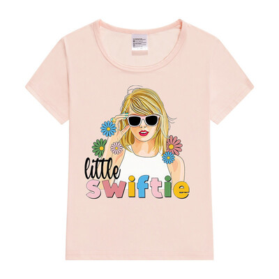 Karstā izpārdošana Little Swifty Kids T-krekls ar apdruku Bērnu T krekls Jauki Meiteņu Vasaras Topi Zēniem Apģērbi Bērnu T-krekls ar īsām piedurknēm