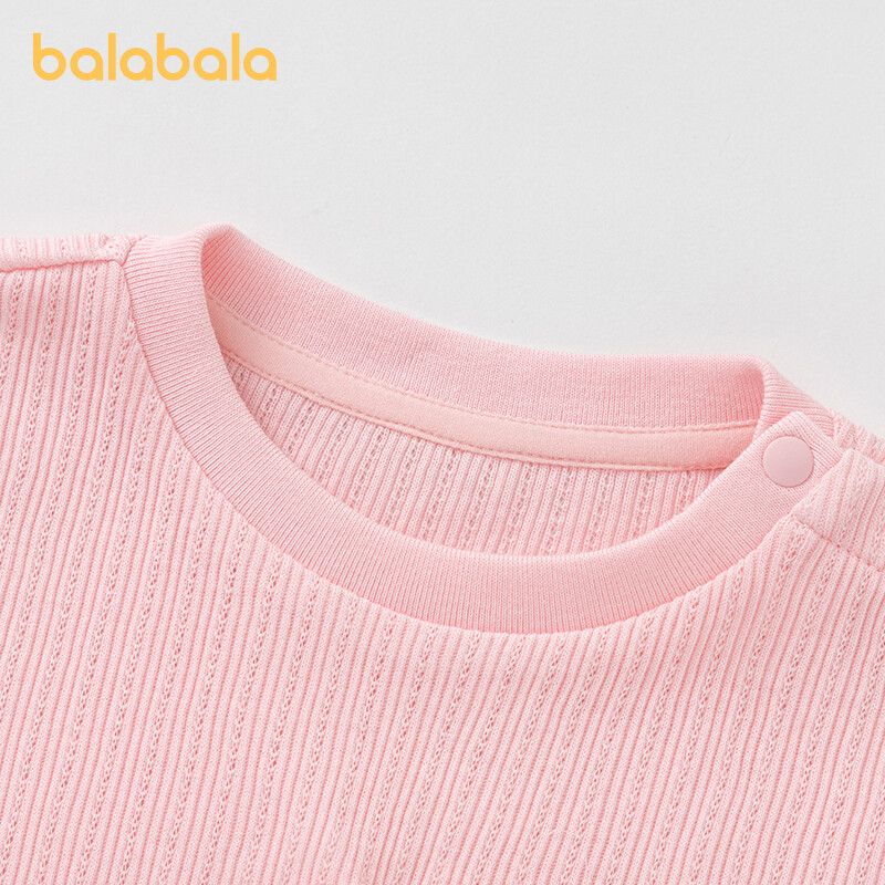Balabala baba rövid ujjú póló csecsemő lányoknak fiúknak, 2024-es nyári új kollekció, légáteresztő, friss, kényelmes és stílusos