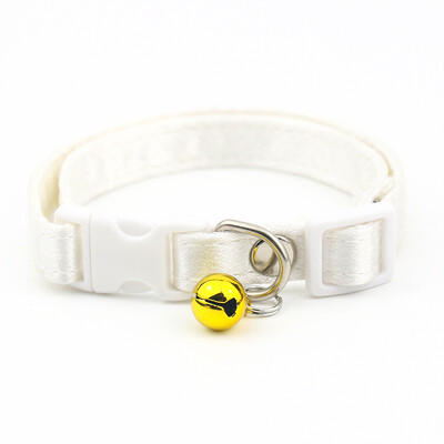 Κολάρο γάτας, βαμβακερό διάφραγμα με κουδούνι, πόρπη για γαμήλια κολάρο για κορίτσι αγόρι γάτες και μικρά σκυλιά, ρυθμιζόμενα προμήθειες για κατοικίδια