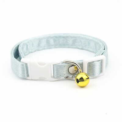 Κολάρο γάτας, βαμβακερό διάφραγμα με κουδούνι, πόρπη για γαμήλια κολάρο για κορίτσι αγόρι γάτες και μικρά σκυλιά, ρυθμιζόμενα προμήθειες για κατοικίδια