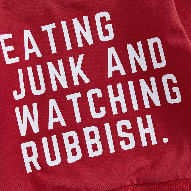 Kisgyermek baba karácsonyi pulóverek Alkalmi betűs hosszú ujjú, kerek nyakú pulóverek Felsők fiúknak lányoknak őszi téli pulóverek